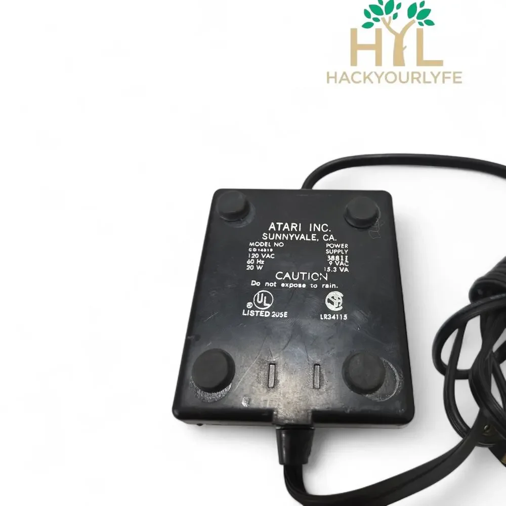 Atari Power Supply Model CO14319 AC Adapter OEM Vintage Used